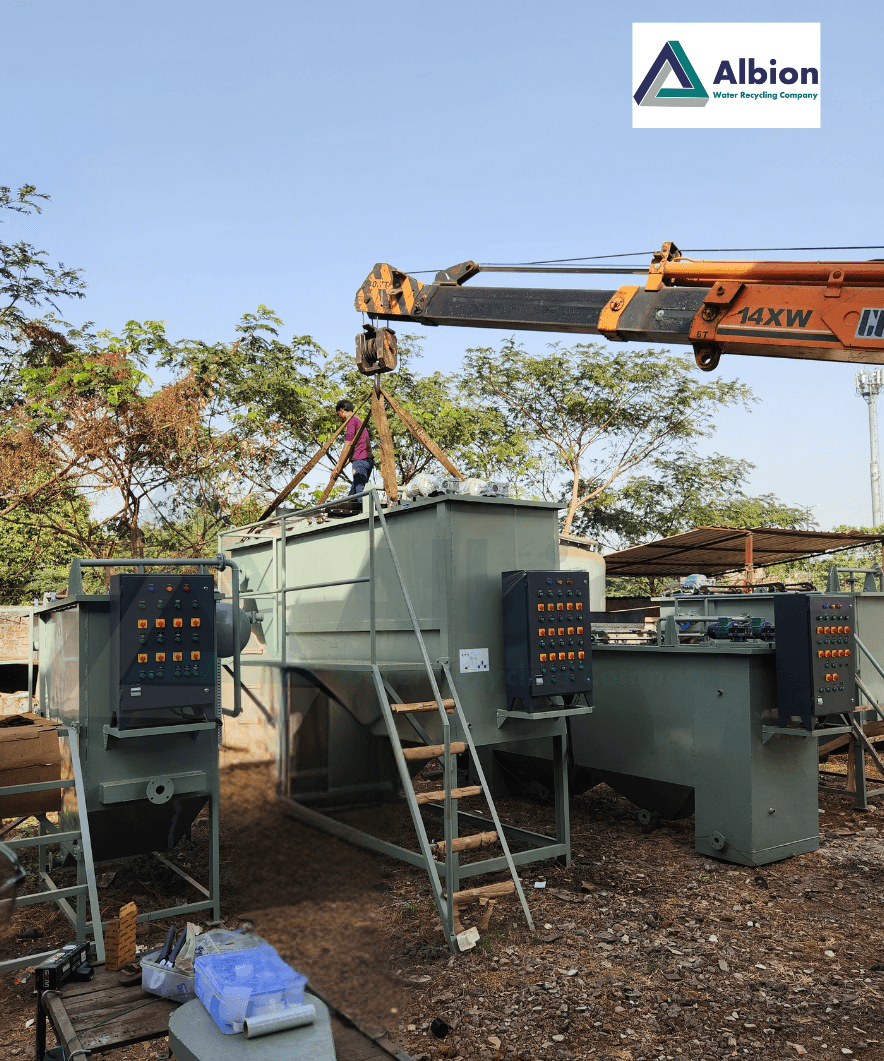 Bulk dispatch of specialized A-Pro DAF system modules tailored for large-scale effluent treatment.