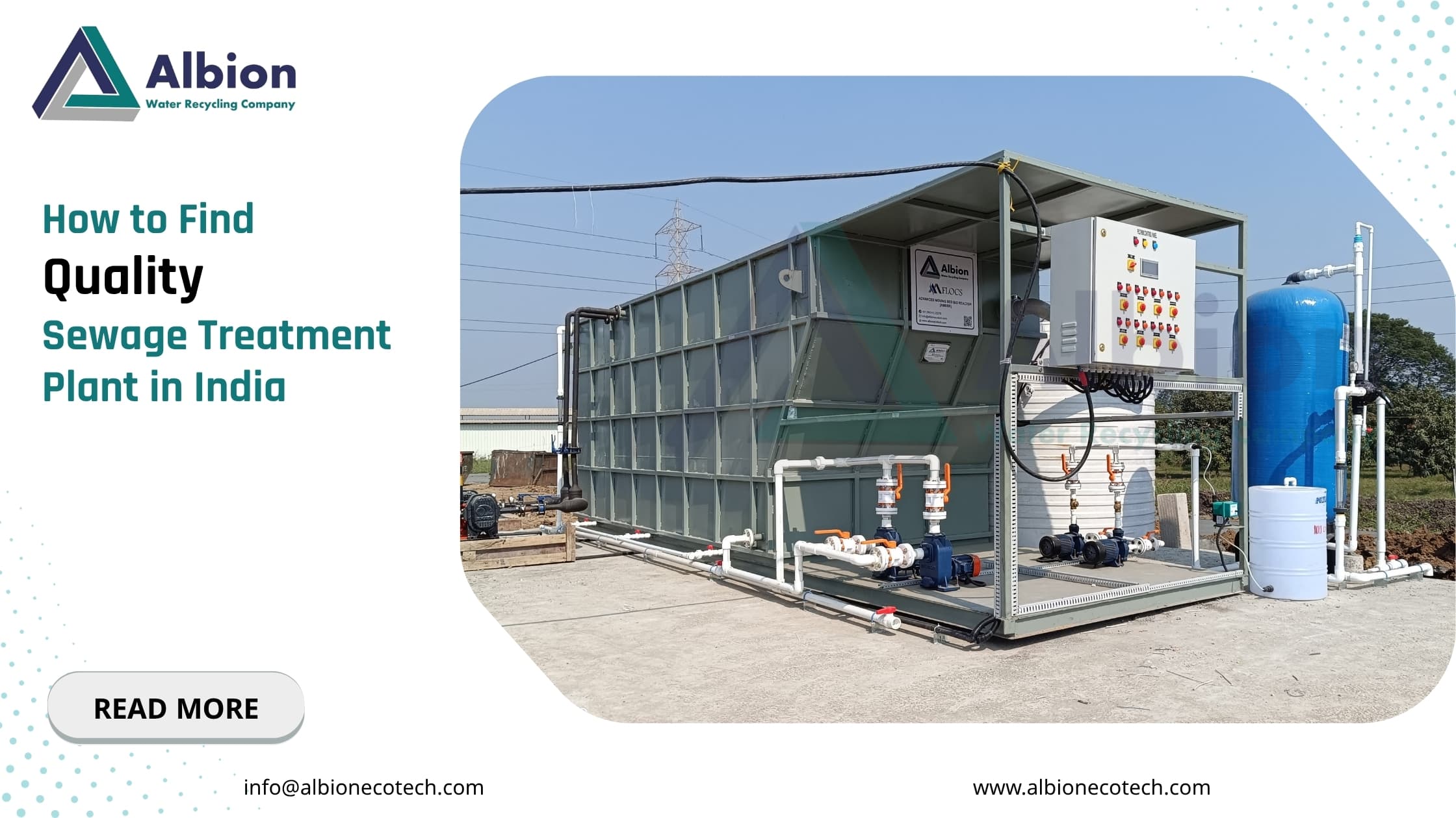 How to Find Quality Sewage Treatment Plant in India