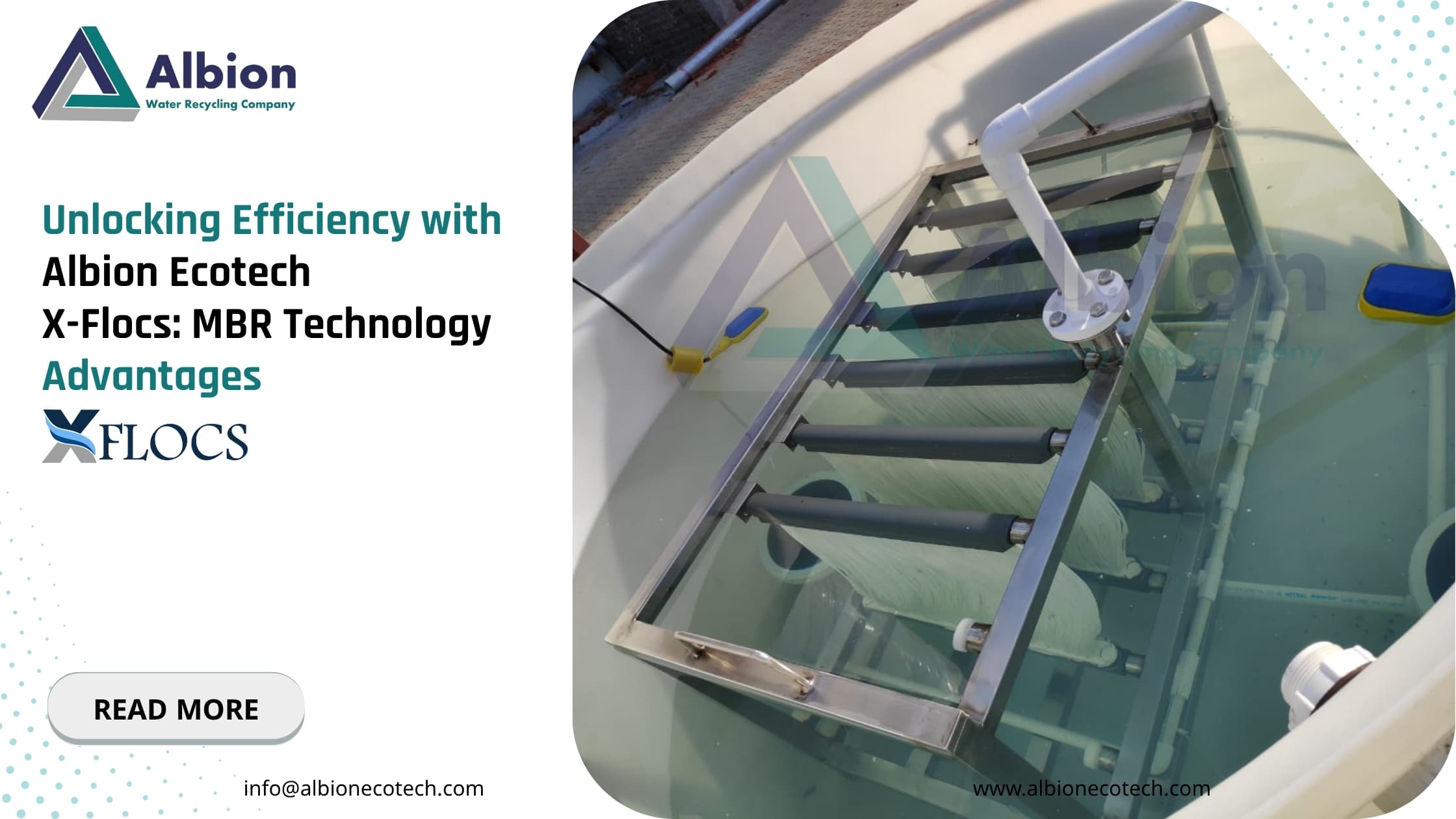 Unlocking Efficiency with the Albion Ecotech X-Flocs MBR Technology Advantages