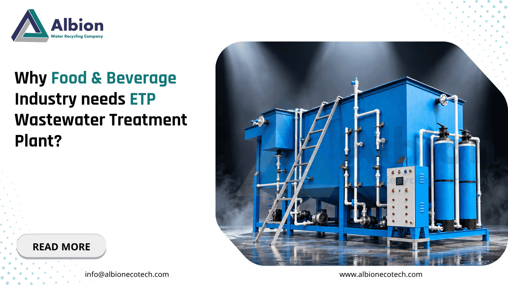 Why Food & Beverage Industry needs ETP Wastewater Treatment Plant